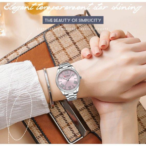 Годинник жіночий наручний Curren Silvia (Сріблястий) Київ - фото 9