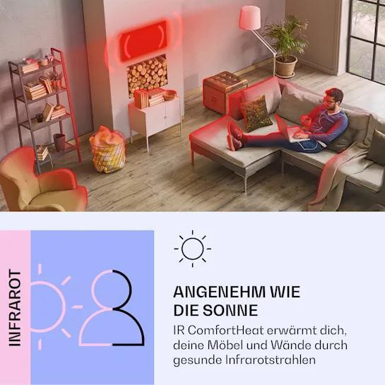 Розумний інфрачервоний нагрівач Wonderwall Air Art Forest Klarstein Німеччина Рівне - фото 6