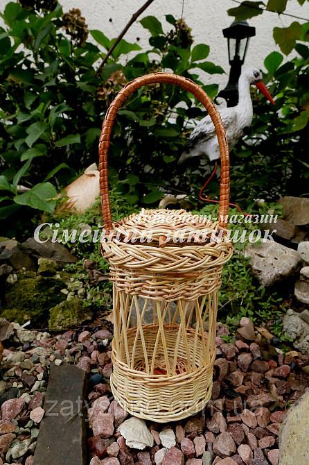 Кошик плетений під літрову банку Київ - фото 2