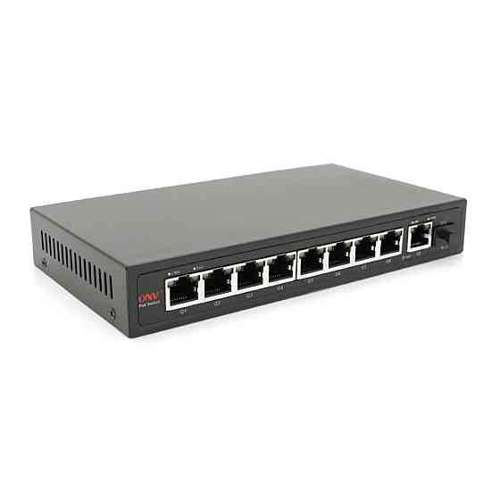 8ми портовый PoE Full Gigabit коммутатор ONV-POE33108PFG, 8xPoe1000Mбит + 1х1000 Мбит + 1xSFP 1000Мбит, до 250 м, IEEEE802.3af/at, Киев