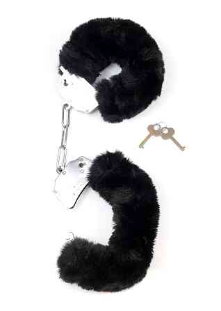 Наручники - Fetish Boss Series Furry Cuffs Black Sex Aura Київ