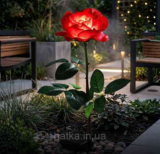 Вуличний ліхтар садово-парковий наземний Sirius 28010 троянда Київ