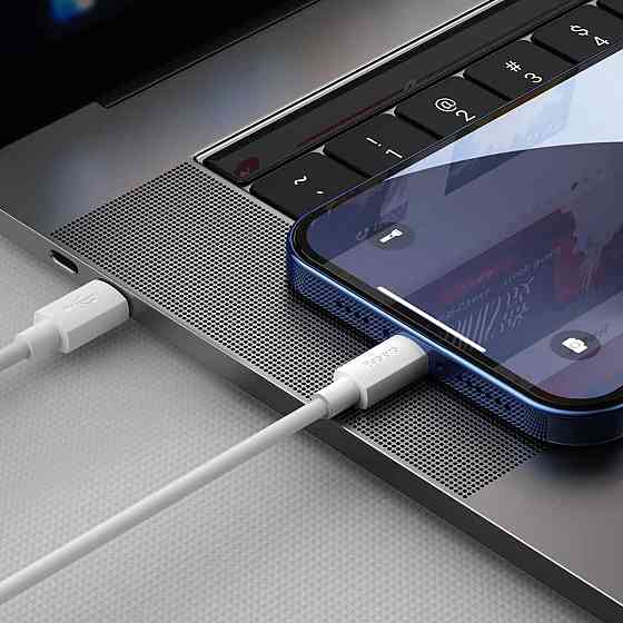 Кабель Baseus Simple Wisdom Data Cable Kit USB - iP PD 20W (2PCS/Set）1.5m White TZCATLZJ-02 Одесса