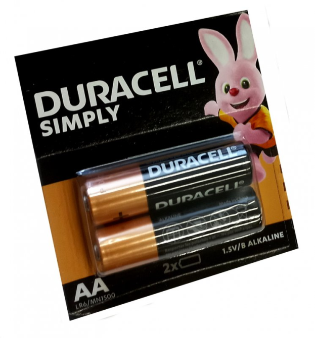 Батарейка AA Duracell Simply 1.5В для пультів та іграшок Київ - фото 4