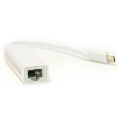 Перехідник PowerPlant USB Type C -> RJ45, 12см (DV00DV4067) Вінниця - фото 1