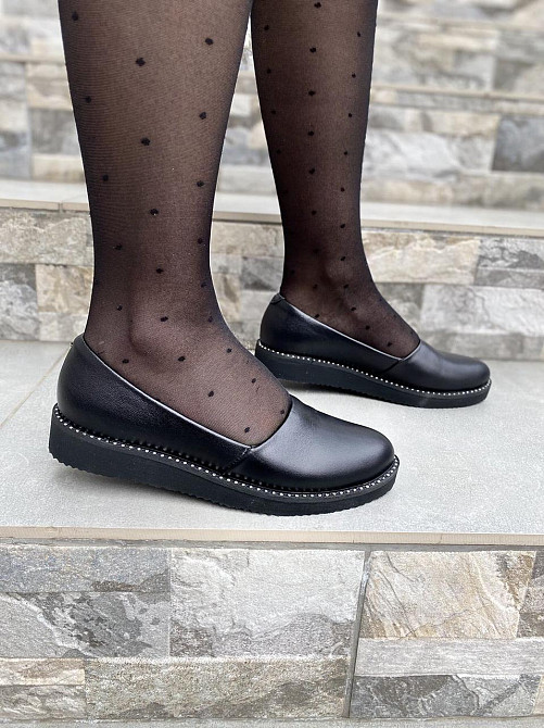 BOGATKO Балетки жіночі BOGATKO 8131 чорні (весна-осінь, шкіра натуральна) (3543) Коломыя - изображение 7