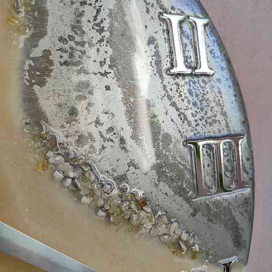 Годинник настінний 40 см з епоксидної смоли Дніпро