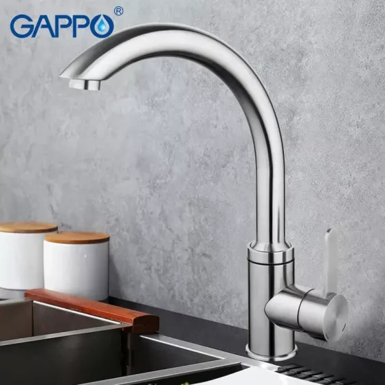 Змішувач для кухні GAPPO G4099 сатин Київ