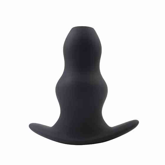 Набор анальных тоннелей Chisa Black Mont Rippled Anal Juicer Kit, черный Sex Aura Киев