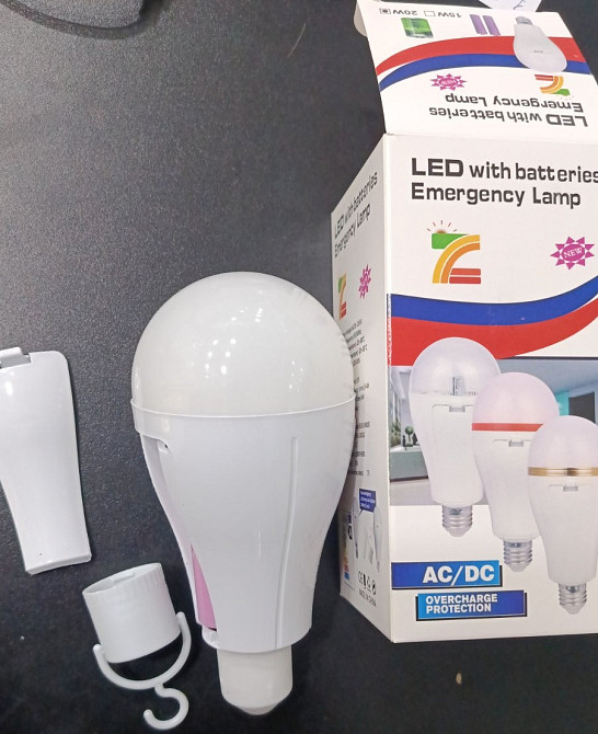 Лампа акумуляторна Emergency lamp J 920 20W Білий Київ - фото 6