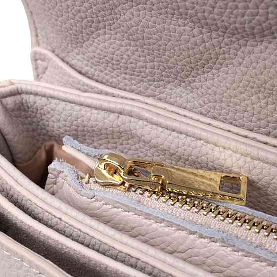 Витончена сумка жіноча з оригінальною клямкою з натуральної шкіри Vintage 22672 Біла Київ