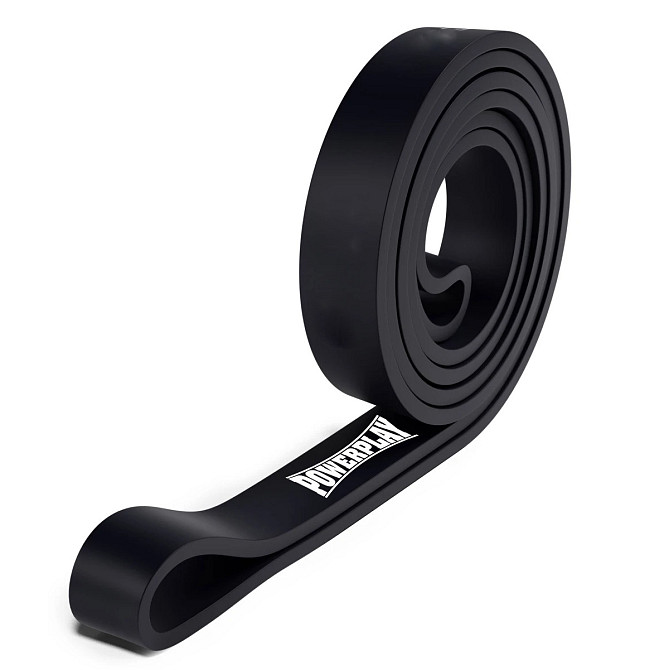 Еспандер-петля (гумка для фітнесу і кроссфіту) PowerPlay 4117 Power Band Чорна (5-14kg) Кам'янське - фото 1
