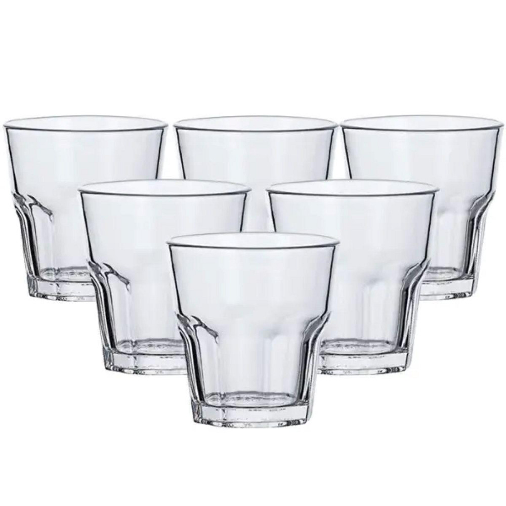 Набор прозрачных стаканов 250 мл, 6 штук Киев - изображение 1