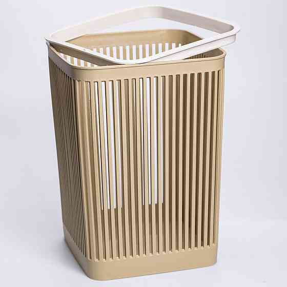 Коричнева корзина для сміття в офіс 8 л Київ