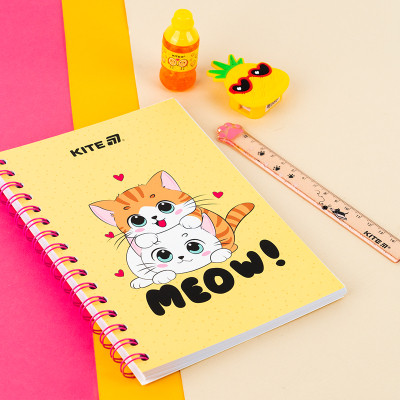 Блокнот Kite на спіралі A5 Cute 1, 80 аркушів, клітинка (K25-1911-1) Вінниця - фото 5