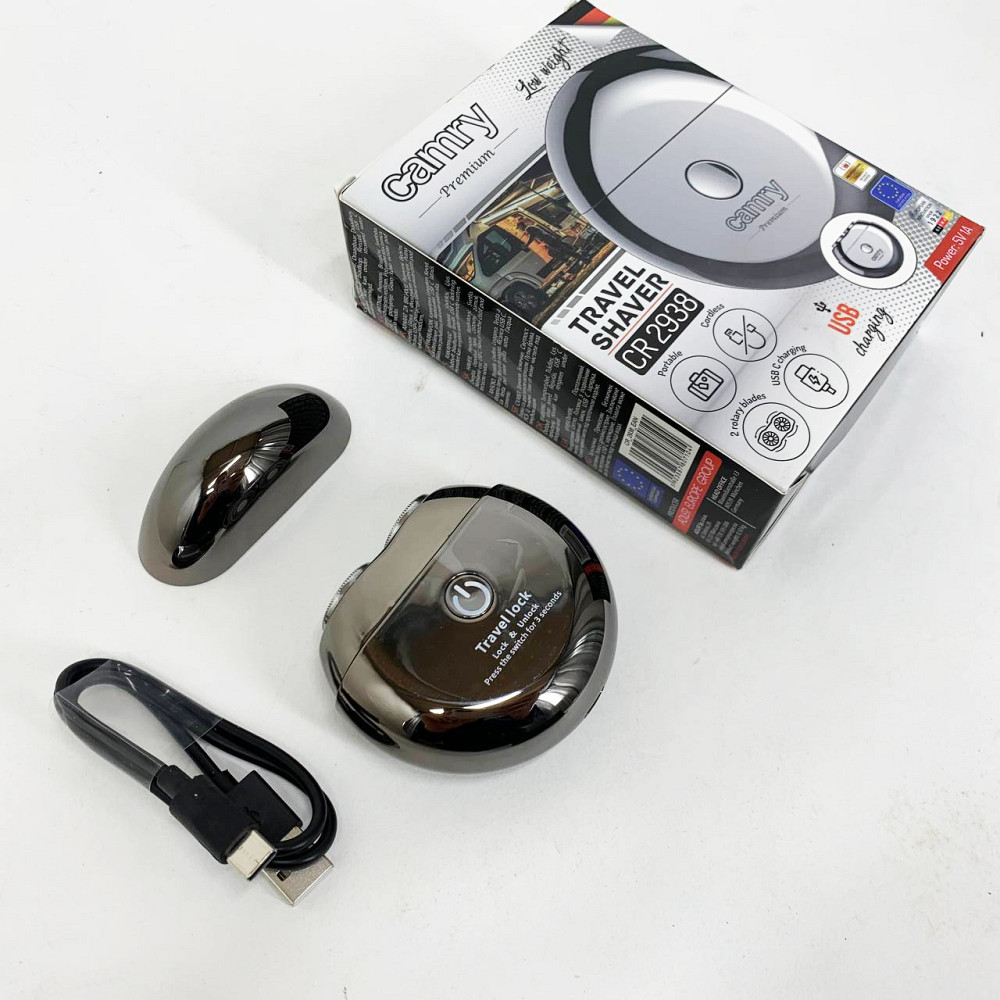 Бритва сітчаста професійна Camry, Універсальна акумуляторна електробритва, Портативна професійна бритва VK-28 Львів - фото 7