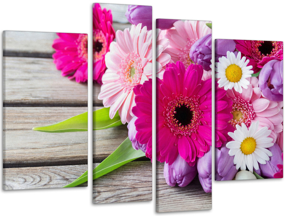 Модульная картина Цветы Art-129_4 110x160 см Киев - изображение 1