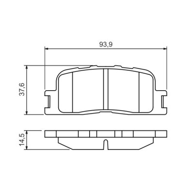 Гальмівні колодки Bosch 0 986 494 359 Вінниця - фото 1