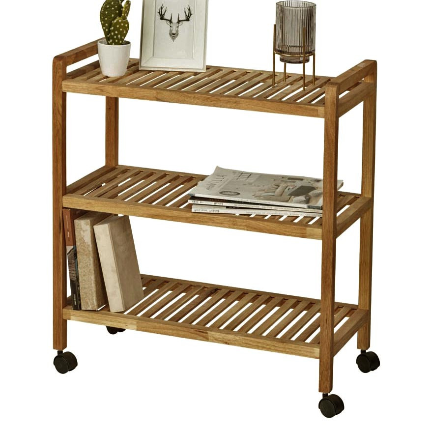 Этажерка для ванной на колёсиках 