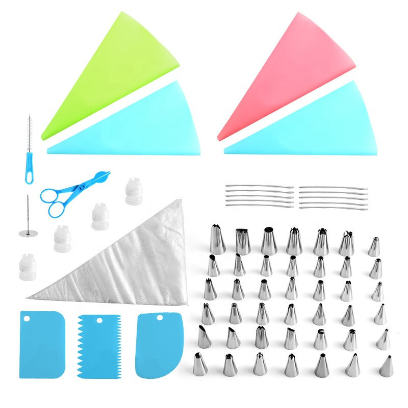 Набор для декора тортов и кексов, 70 предметов в кейсе Киев - изображение 1