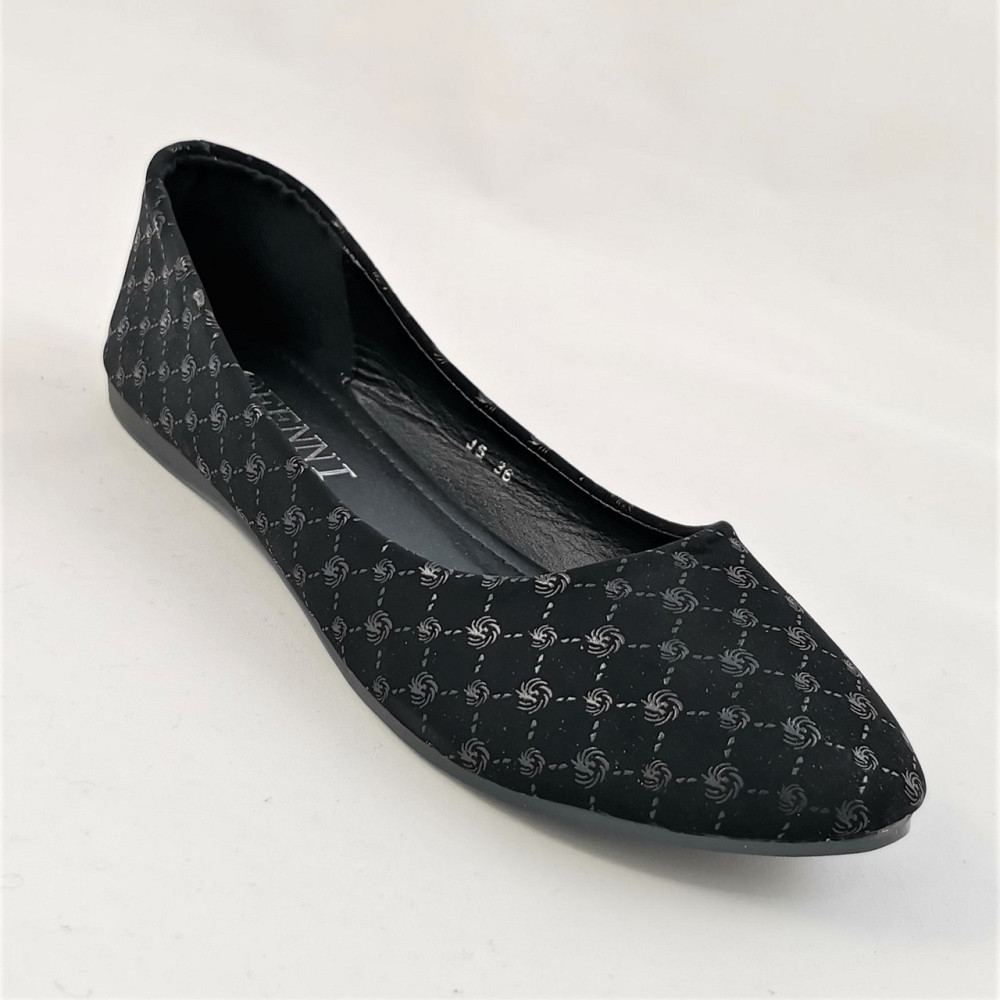 .Жіночі Балетки Чорні Мокасини Туфлі Замшеві (розміри: 36) - J5 Дніпро - фото 5