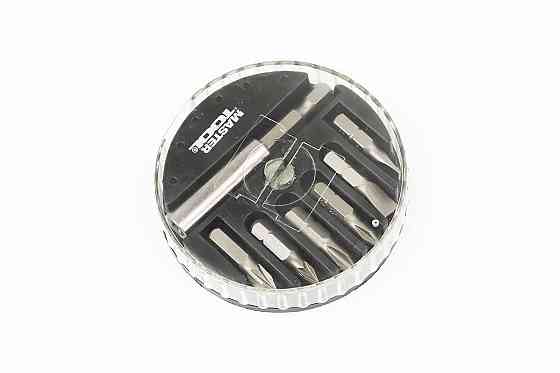 Біти викруткові 7шт 1/4" 25мм з тримачем 40-0381 Київ