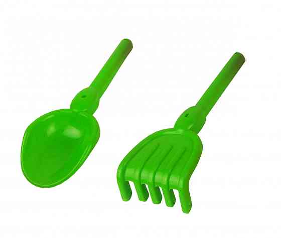 Дитячий набір лопатка і граблі для пісочниці 19240, 24 см Вінниця