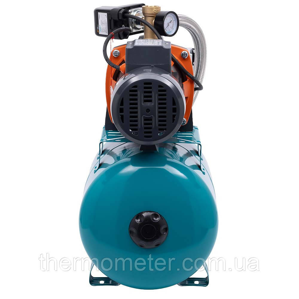 Станція 0.75 кВт Hmax 46м Qmax 90 л/хв (самовсмоктувальний насос) 24 л AquaticaLEO XJWm/10mA3/UA (775323/24) Київ - фото 6