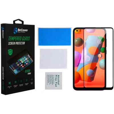 Стекло защитное BeCover Samsung Galaxy A21s SM-A217 Black (707338) Винница