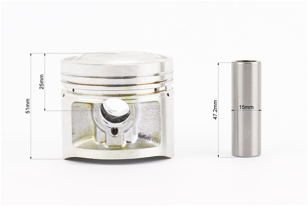 Циліндр к-кт (ЦПГ) 125cc Ø56,5мм, висота 69/96мм, палець 15мм JINGJIU Київ - фото 6