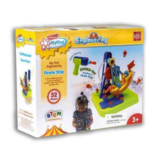 Набір для складання Edu-Toys Піратський корабель з інструментами 52 деталі (JS026) Харків