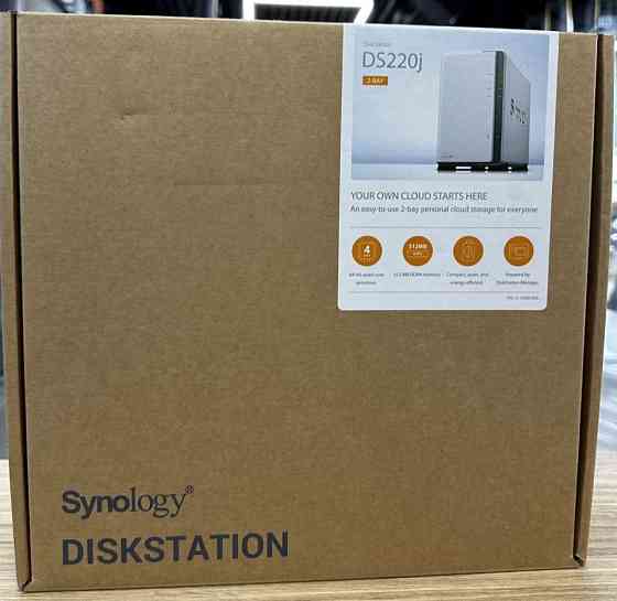 Мережевий Накопичувач: Synology Diskstation DS220j 2-Bay White Київ