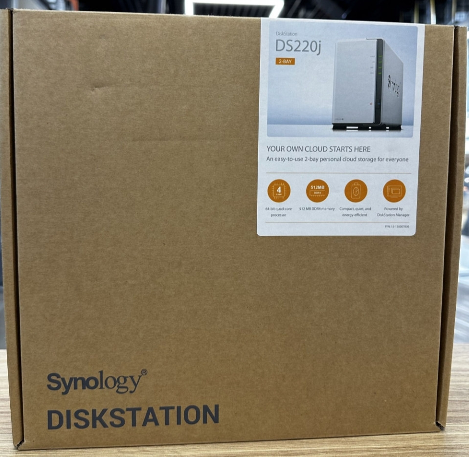 Сетевой Накопитель: Synology Diskstation DS220j 2-Bay White Киев - изображение 1