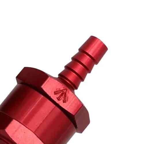 Клапан обратный для топливного насоса 6мм, направленный, красный Вінниця