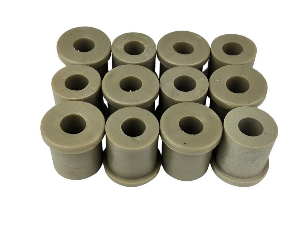Втулка ГАЗ 3110, 31029, 3102, 2410, 2401 поліуретан (к-кт 12 шт) ресори Мукачево - фото 1