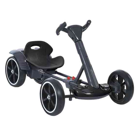 Электрокарт детский 6км/час, до 50кг, 86х54х48.5см, HL-B6, Черный / Электрический карт складной / Детский электромобиль Киев