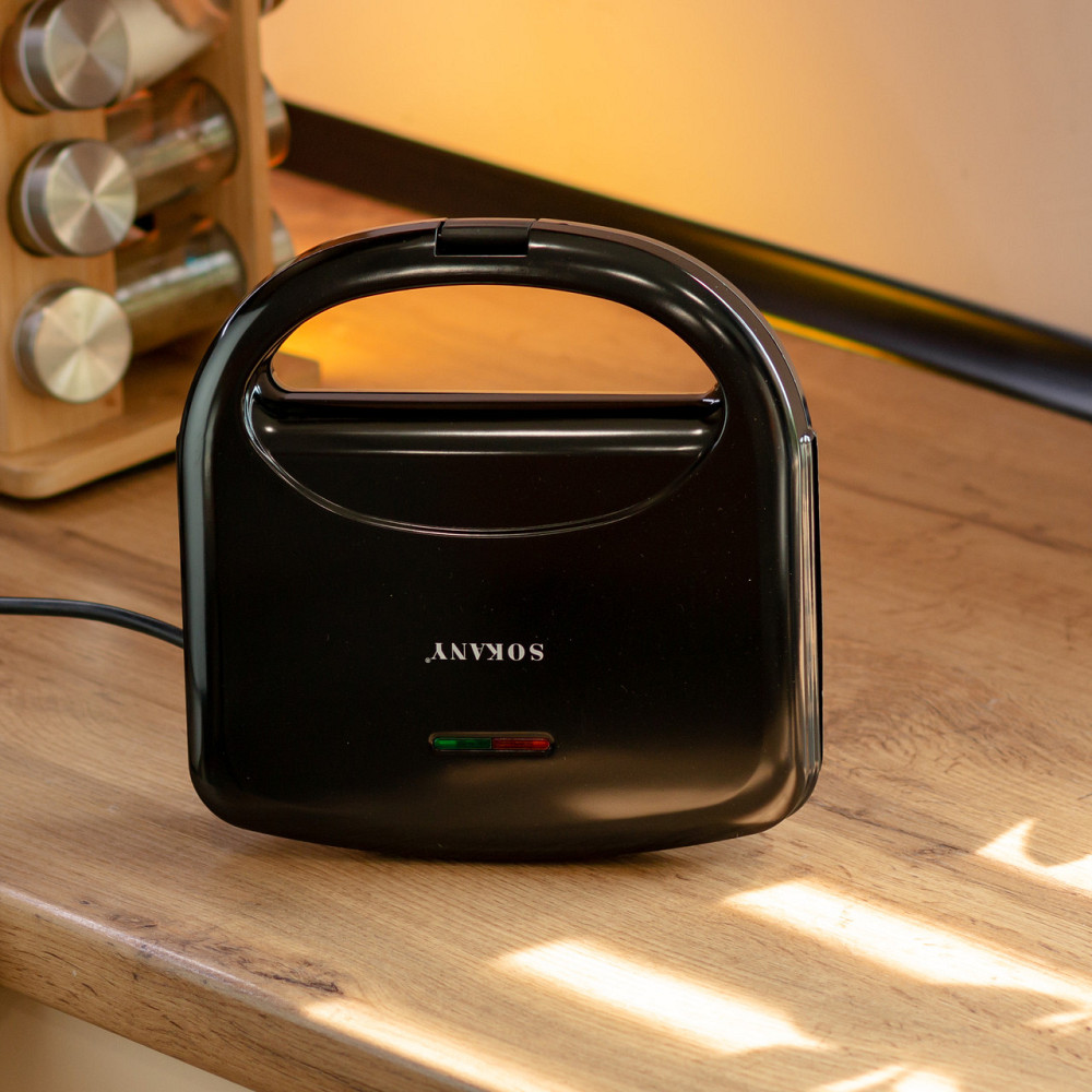 Электрогриль прижимной с антипригарным покрытием 750 Вт Sokany SK-08075 Киев - изображение 9