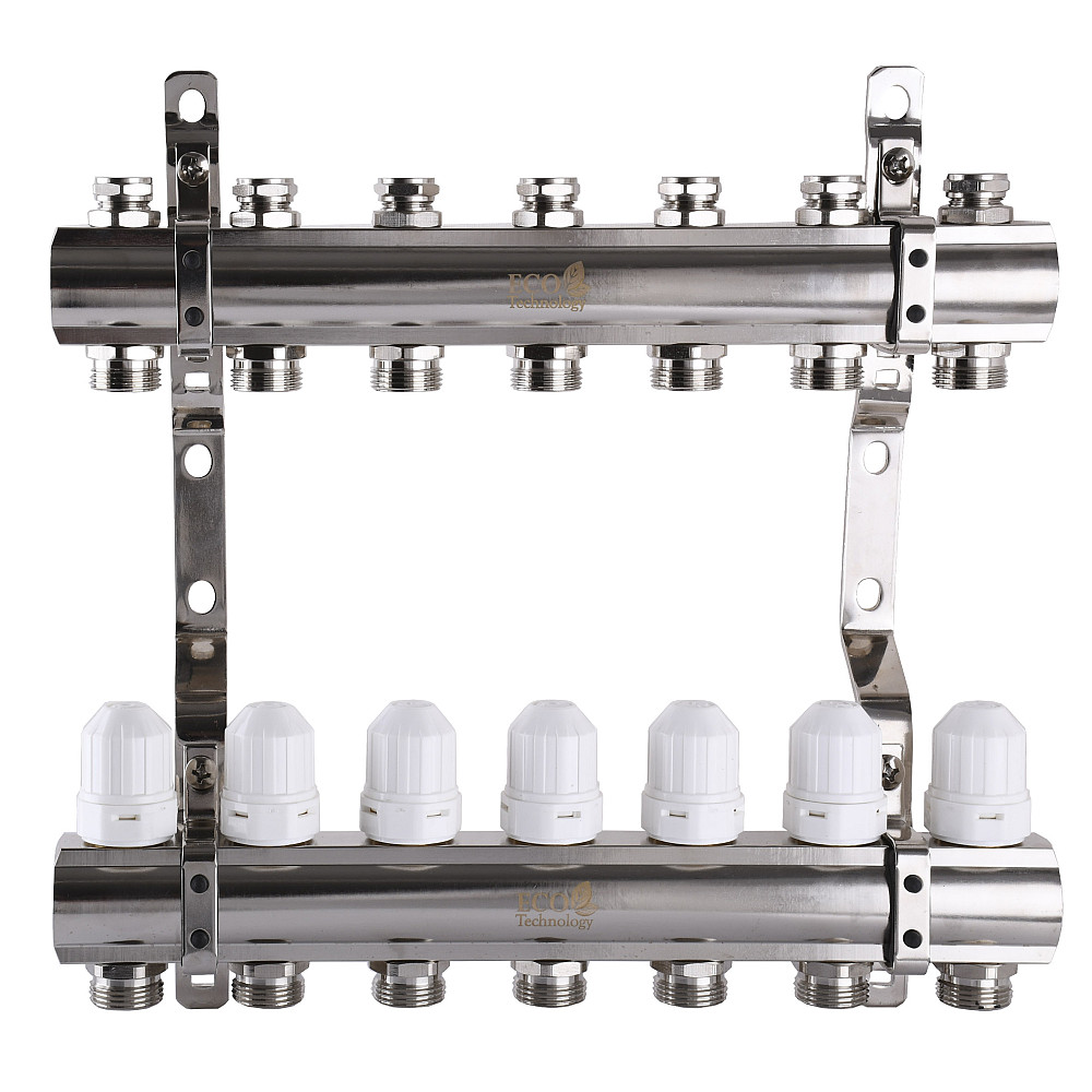 Колектор з регуляторами та кріпленням ECO 001С 1″x7 Тернополь - изображение 1