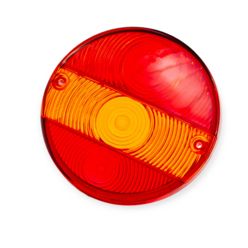 Скло причепа, трактора, комбайна (круглий) 3 секції ліхтаря Мукачево - фото 1