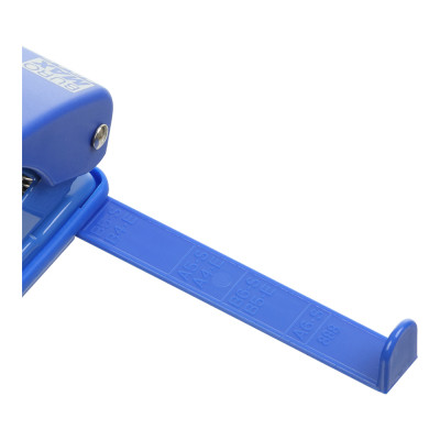 Діркопробивач Buromax пластиковий, до 10 аркушів, 120 х 58 х 59 мм, синій (BM.4015-02) Вінниця - фото 6