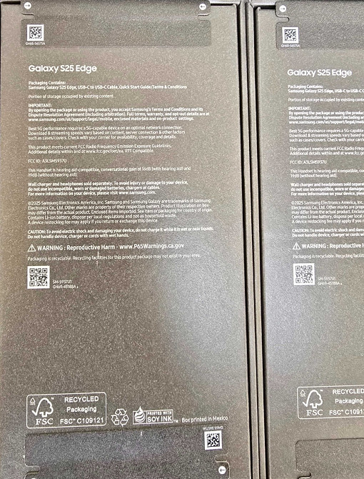 Samsung S25 Edge 12/512GB Titanium Jetblack, Silver. Харьков - изображение 1