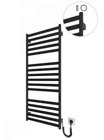 Электрический полотенцесушитель HF York 1170х530 TR K черный мат Киев
