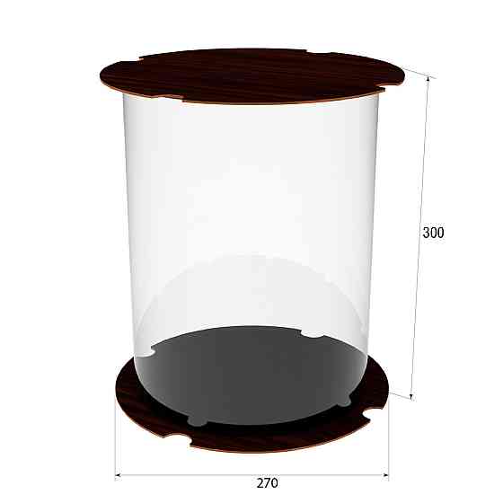 Коробка для тортів, квітів та подарунків EKOSTAR 230х300 Київ