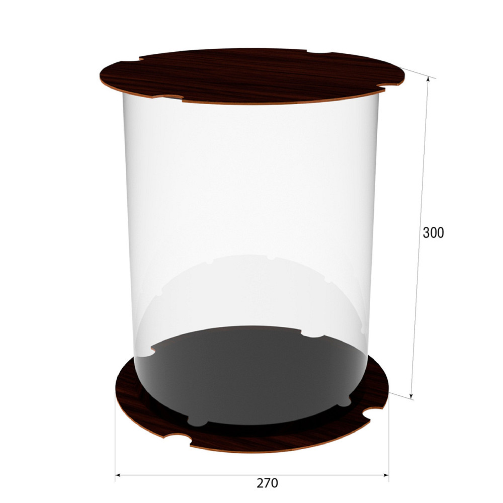 Коробка для тортів, квітів та подарунків EKOSTAR 230х300 Київ - фото 2