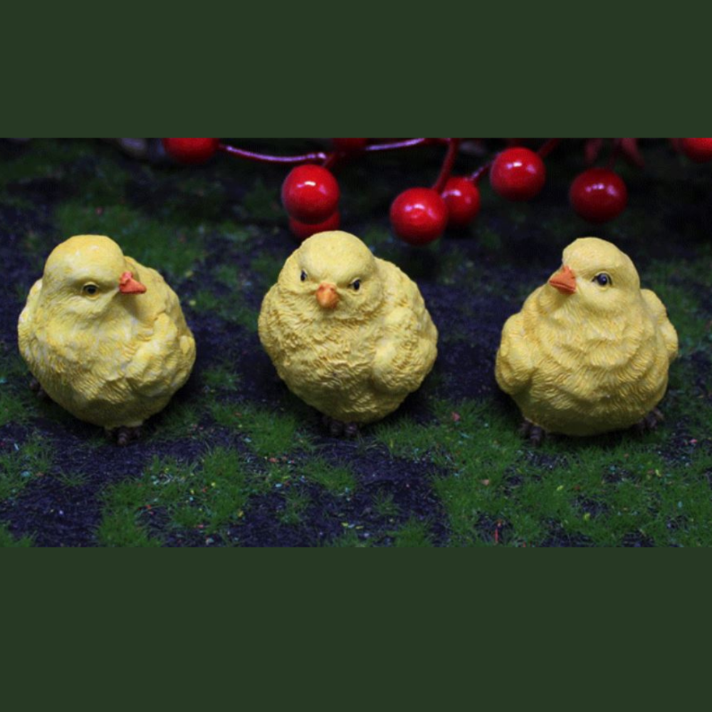 Пасхальный декор фигурка Цыпленок 4.5 х 3.8 х 2.5 см из полистоуна. Пасхальный подарок. Курча В Одесса - изображение 4