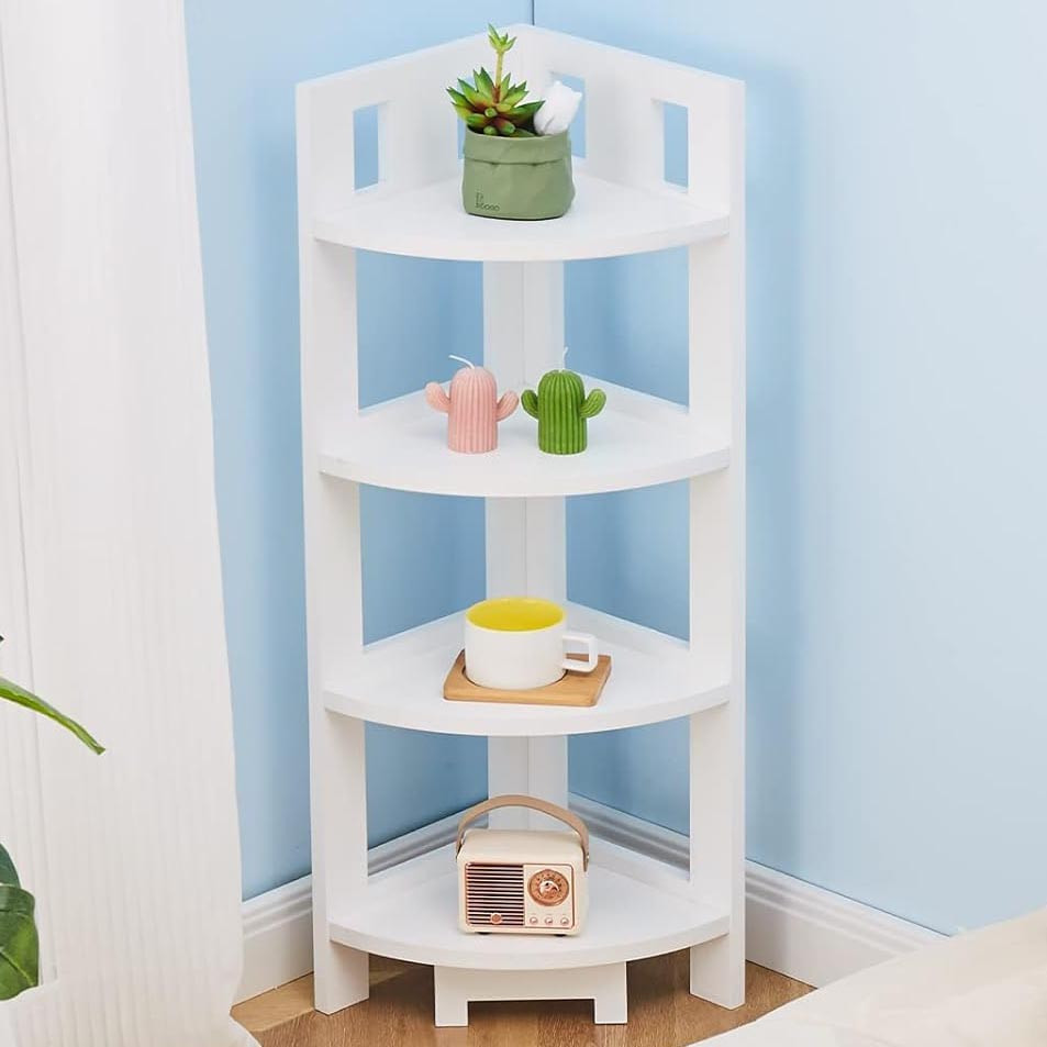 Стеллаж угловой для ванной 