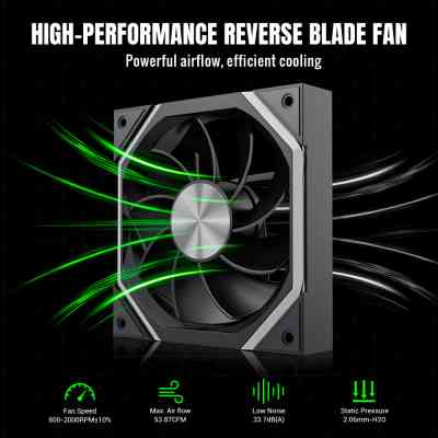 Кулер для корпуса Gamemax FN12A-N2-R Винница