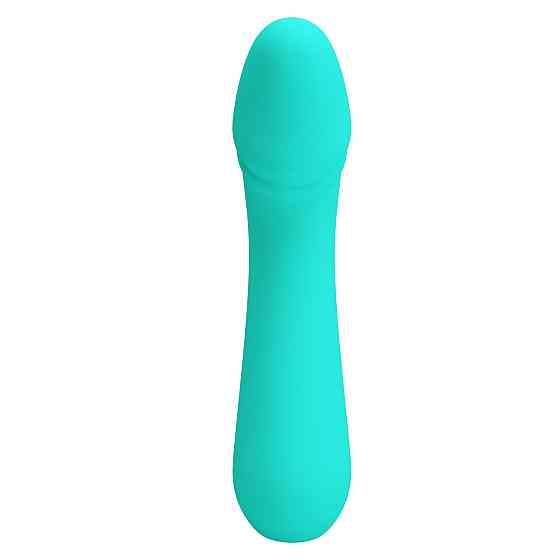 Вибратор для точки G Pretty Love Cetus 12 функций, бирюзовий, 15 х 3.5 см Sex Aura Киев