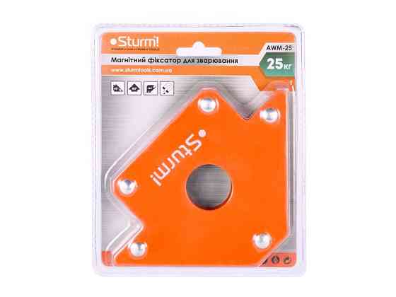 Магнітний фіксатор для зварювання 25 кг 45°/90°/135° Sturm AWM-25 (читувати опис) Рівне