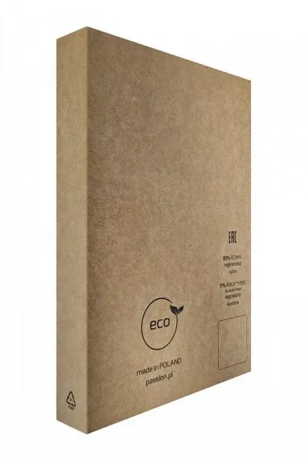 Еротичні колготки-бодістокінг Passion ECO S006 white Львів - фото 7